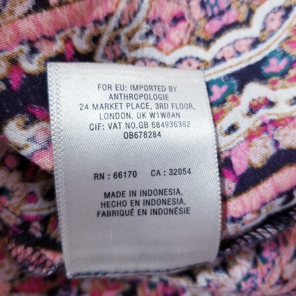 Anthropologie MAEVE Paisley Print Milou Dress - Picture 13 of 13